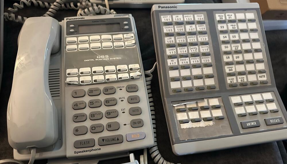 Panasonic DBS VB-43320 Attendant Phone Console 72 Buttons, With Display Phone